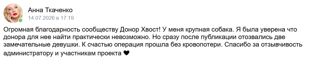 Отзыв Анны Ткаченко
