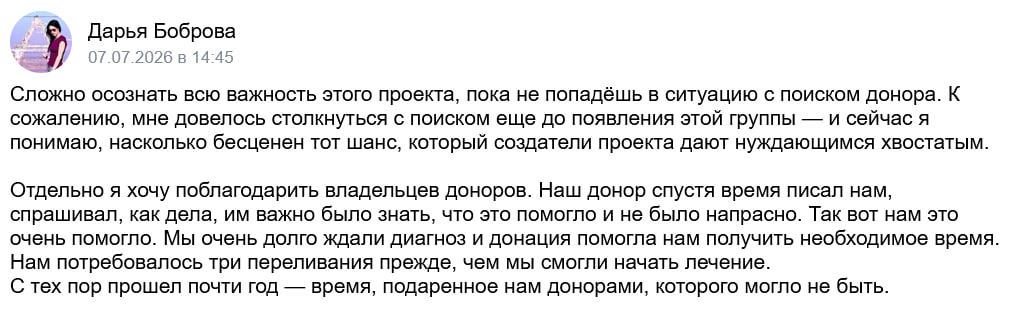 Отзыв Дарьи Бобровой